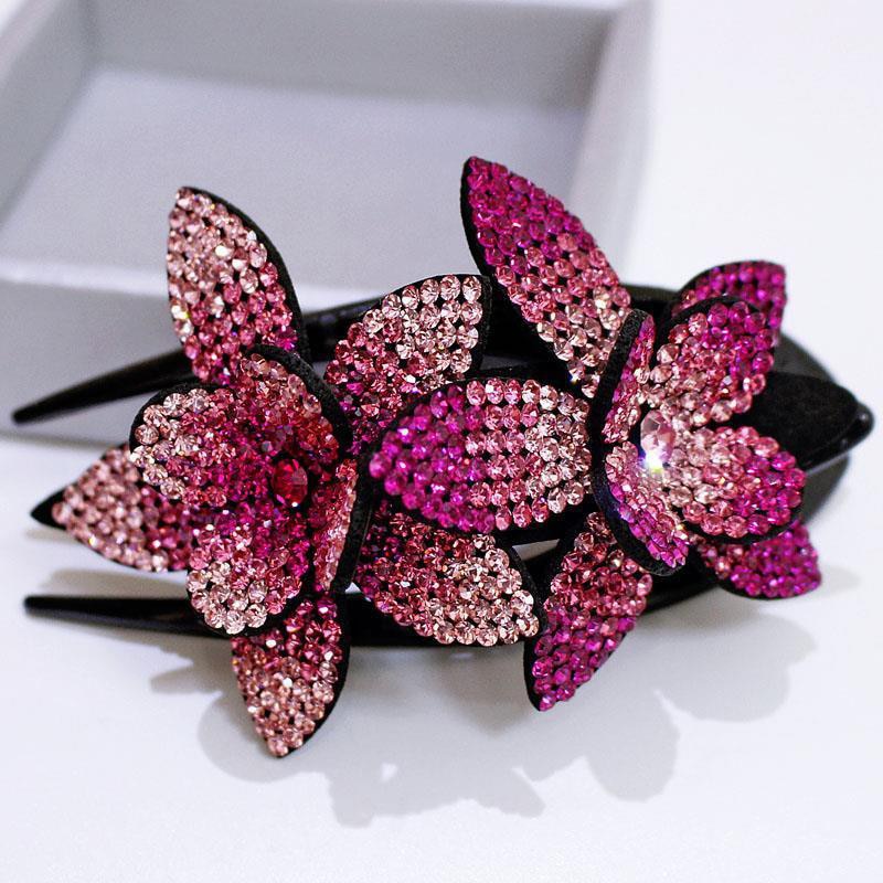 Presilha Flor de Strass