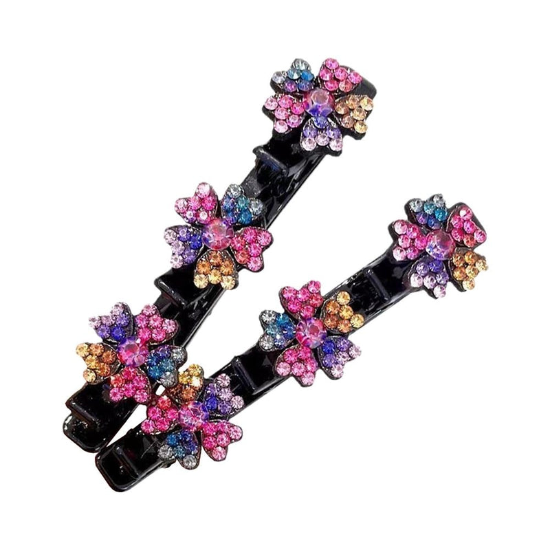 Clip Hair Cristal - Presilha Cabelo Flor de Cristal (COMPRE 1 LEVE 2)