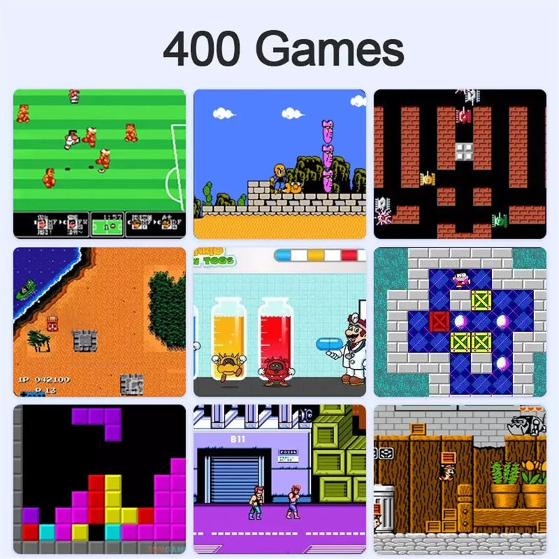 Super Mini Game Retrô Portátil  - 400 Jogos Clássicos